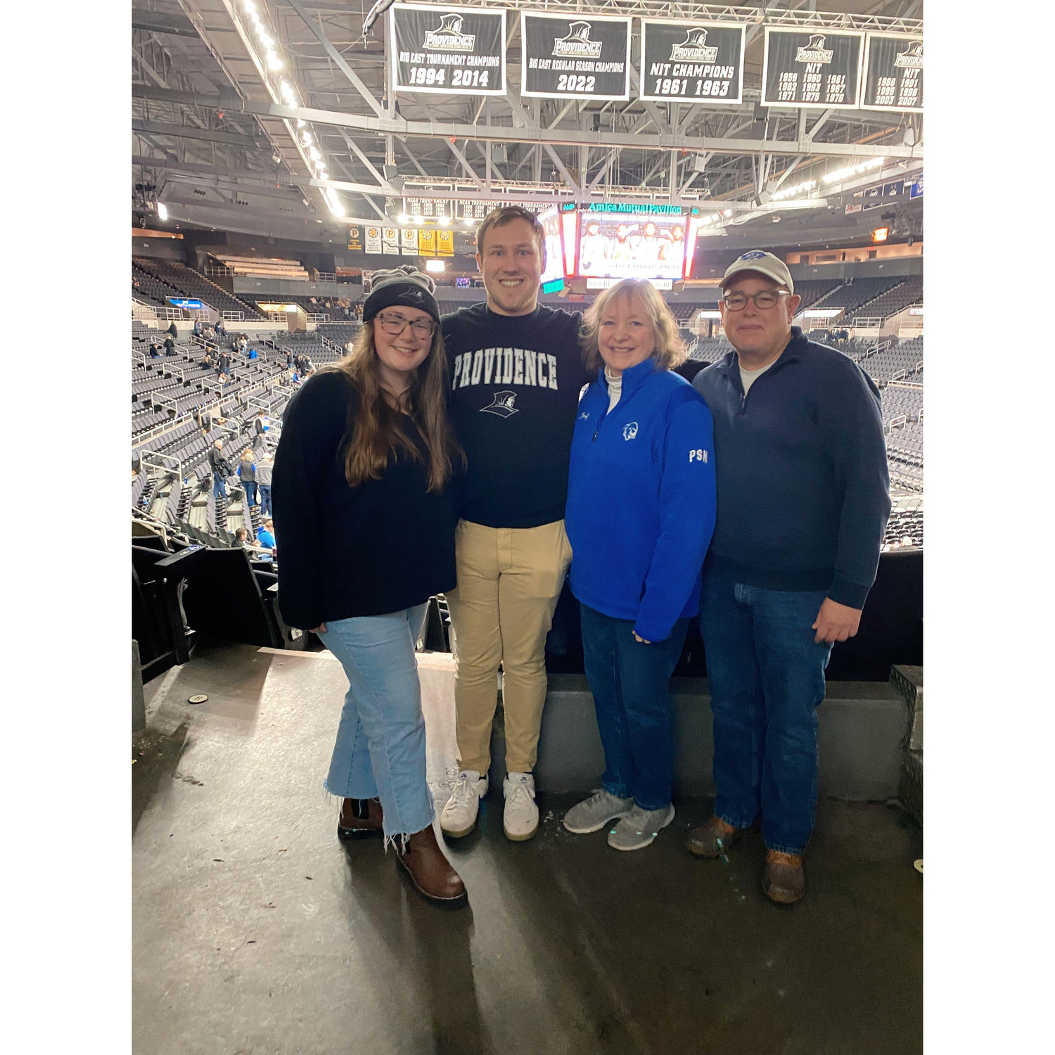 February 2023 - Double date to the PC vs. Seton Hall game!