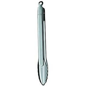 Rösle Stainless Steel 9-inch One-Handed Locking Tongs