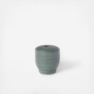 Sculptured Soapstone Covered Jar