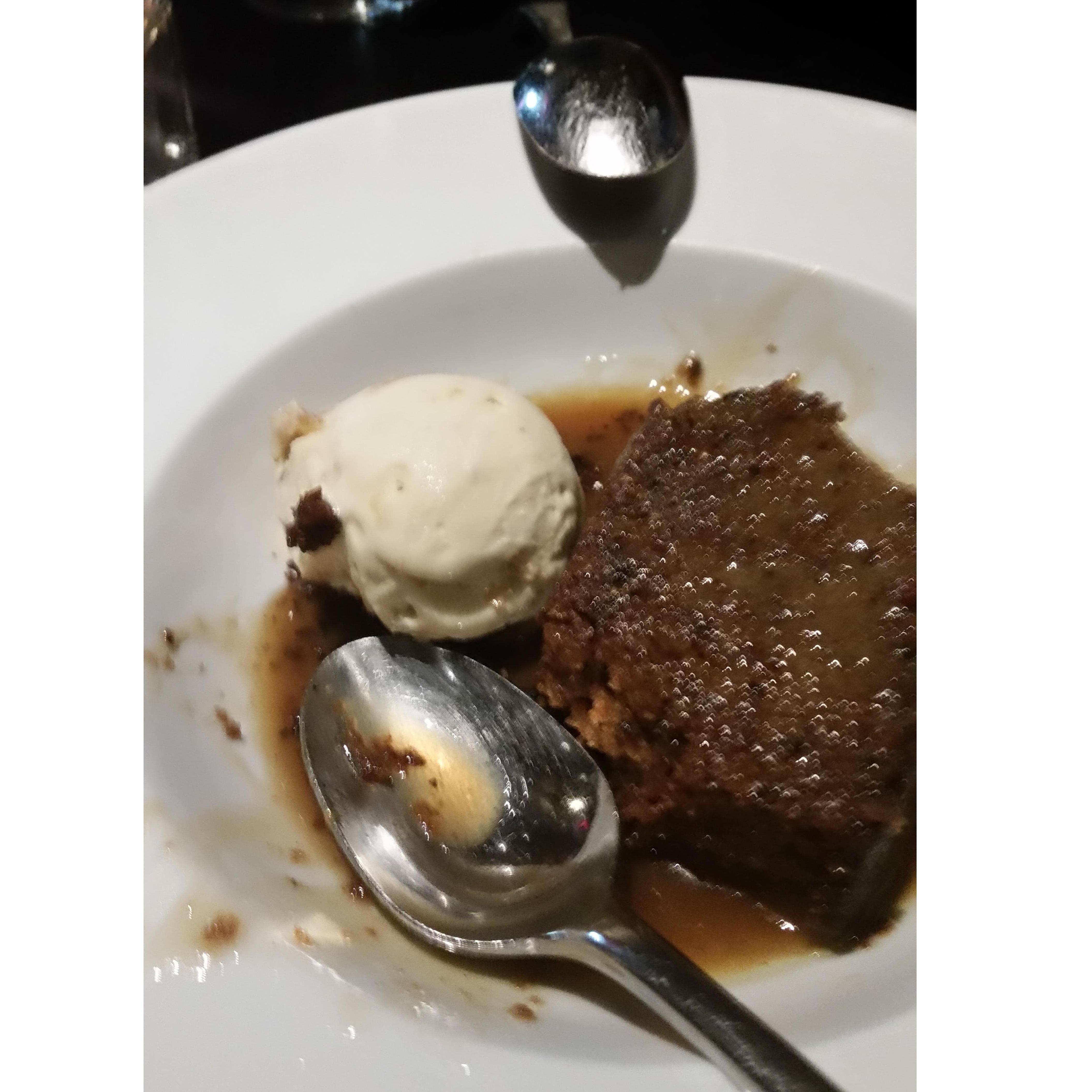 This is dessert from our first date. We were both excited about getting to know each other better.