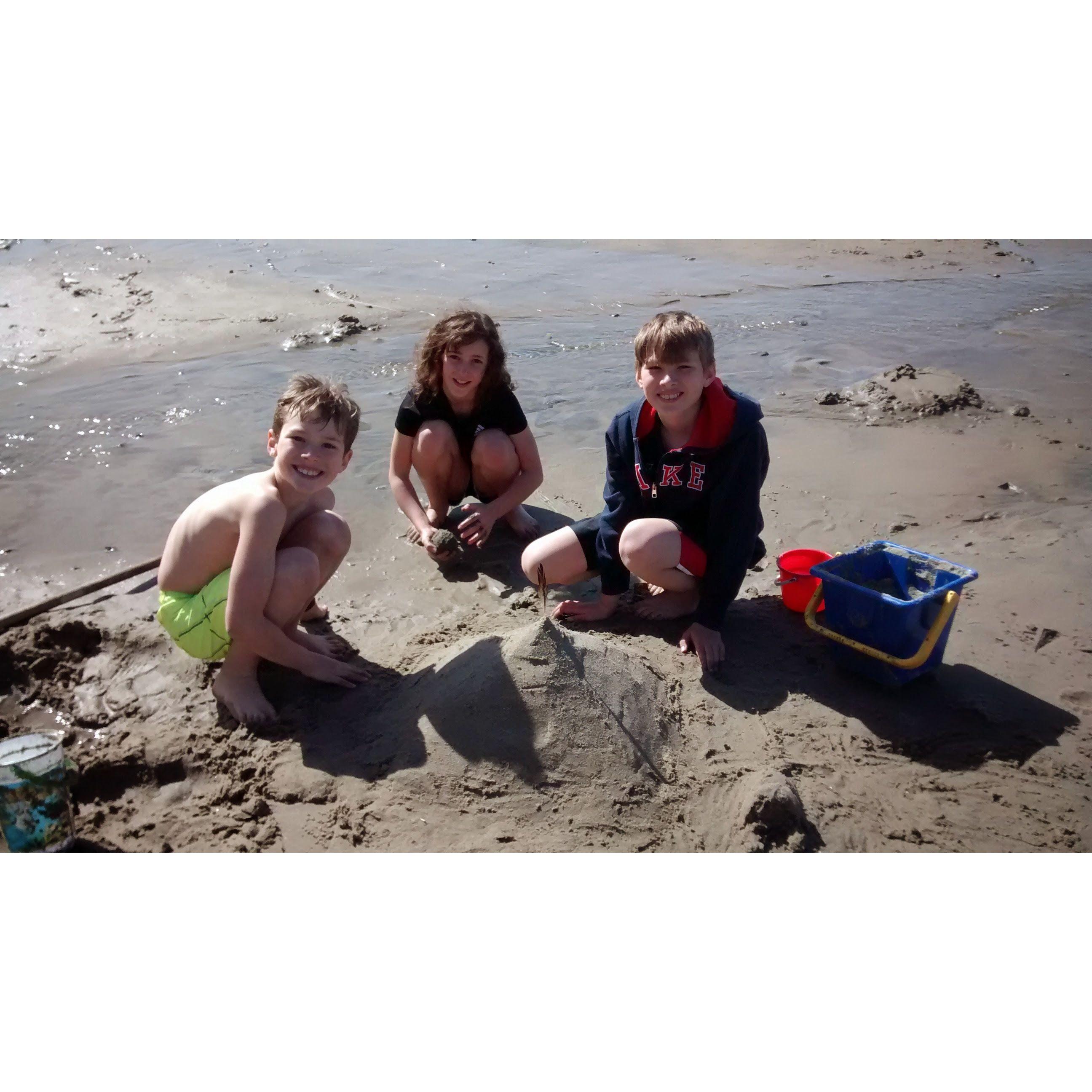 Building some sandcastles
