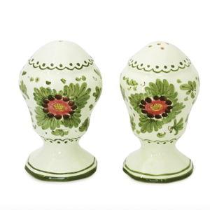 Hand-painted Ceramic Salt and Pepper Set