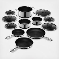 HexClad Hybrid Cookware, Hybrid Perfect 12-Piece Pots & Pans Set