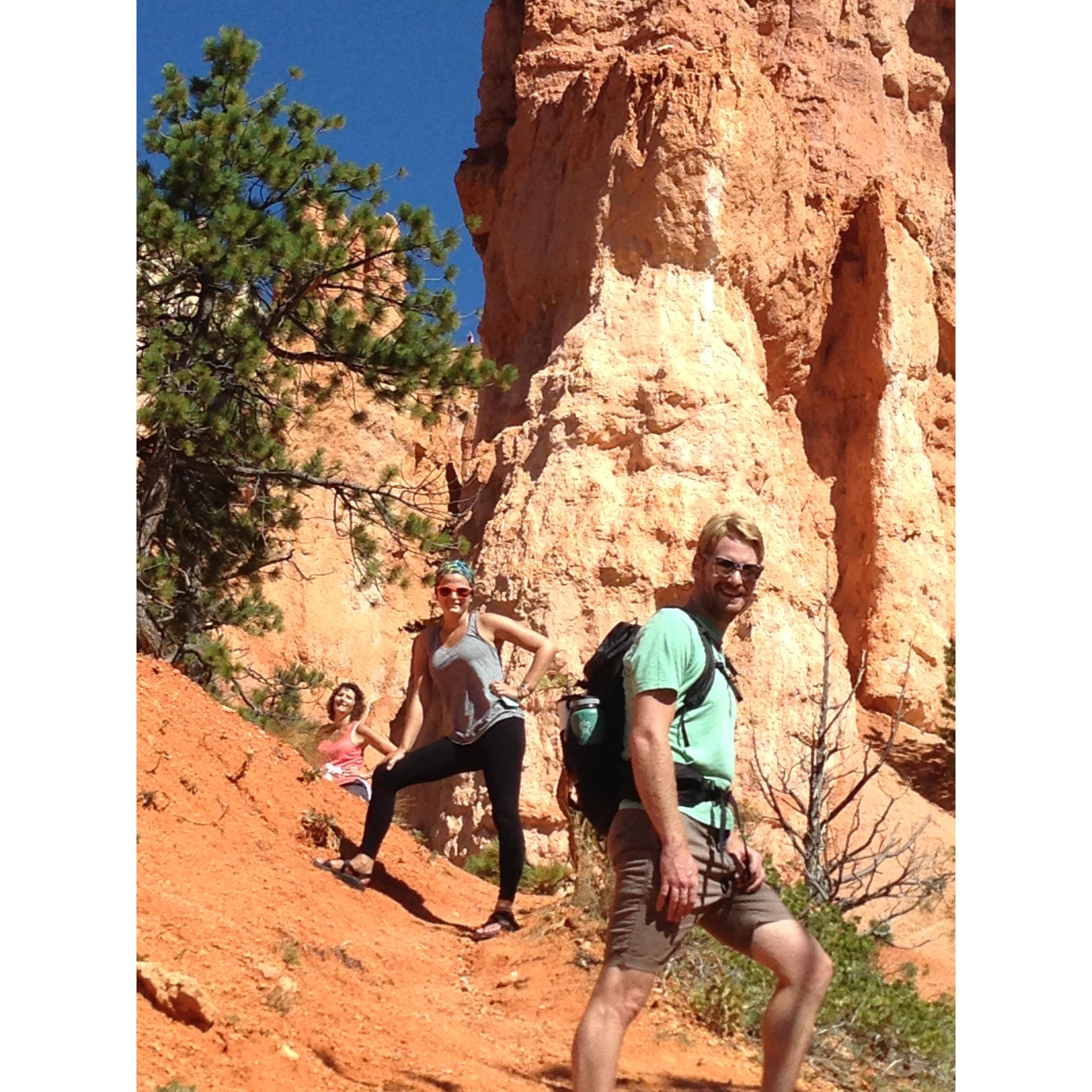Beautiful hiking in Bryce Canyon with my parents.