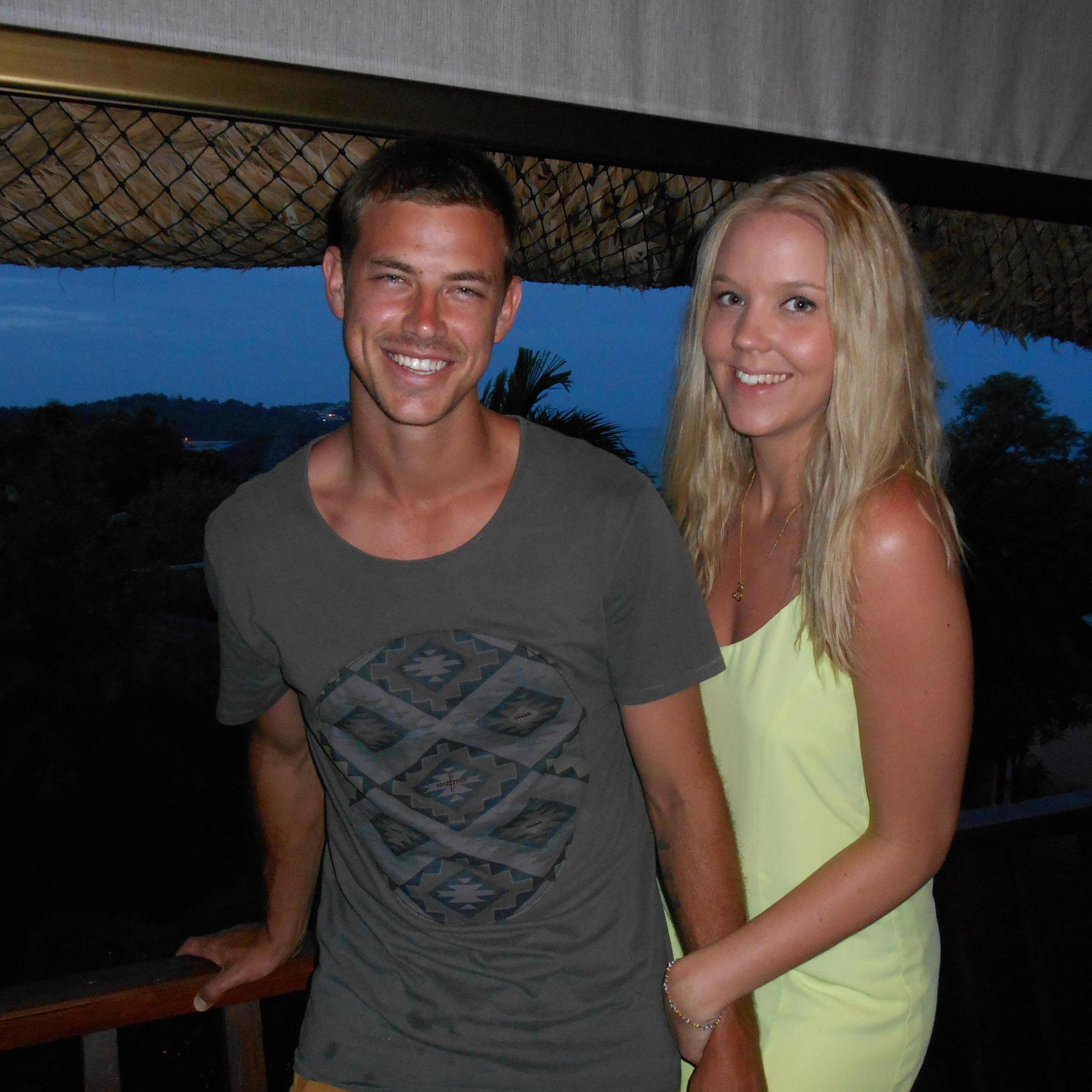 Young holidayers