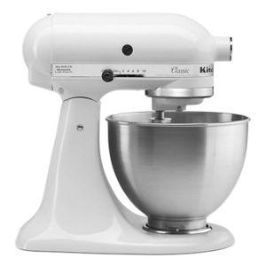 Classic Series 4.5-Quart Tilt-Head Stand Mixer White K45SSWH | KitchenAid
