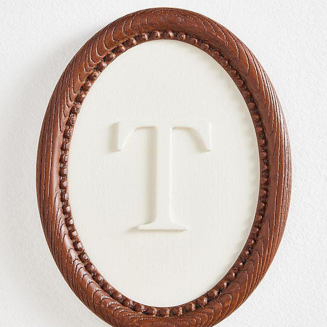 Emery Wood Monogram Gallery Wall Charm
