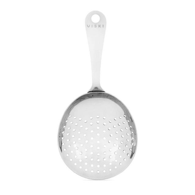 Viski Stainless Steel Julep Strainer