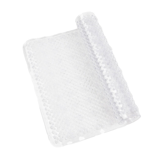 Cameo Non-Slip Bathtub mat, 26" x 15" Grass Texture Shower Mat with Suction Cups and Water Drain Holes, BPA, Latex, Phthalate Free