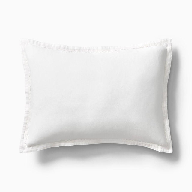 Signature Tencel Linen Standard Sham, White