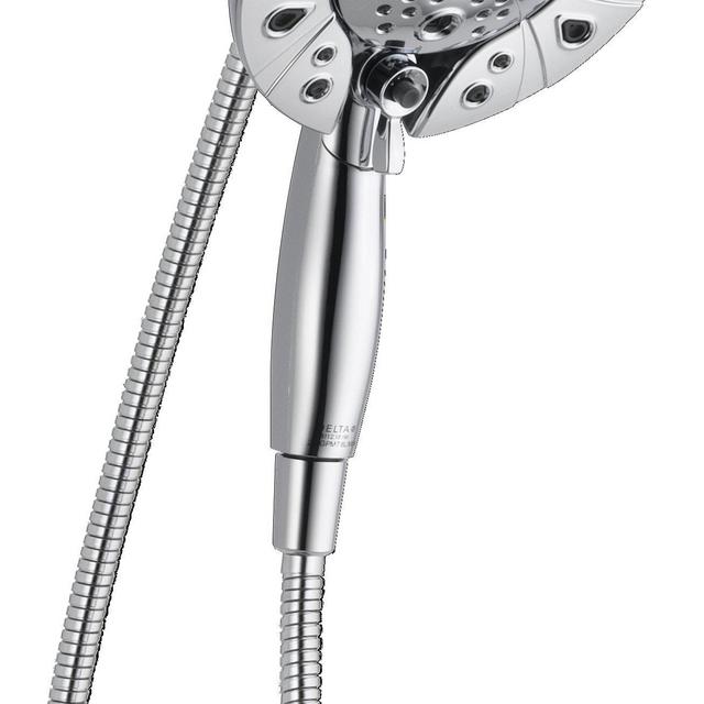 Delta 58480-PK In2ition H2Okinetic 5-Setting Two-in-One Handshower Showerhead with MagnaTite technology, Chrome