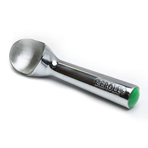 Zeroll Original Ice Cream Scoop Unique Liquid Filled Heat Conductive Handle  Simple One-piece Aluminum 1-ounce, Silver : Target