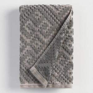 Charcoal Gray Geo Nova Hand Towel