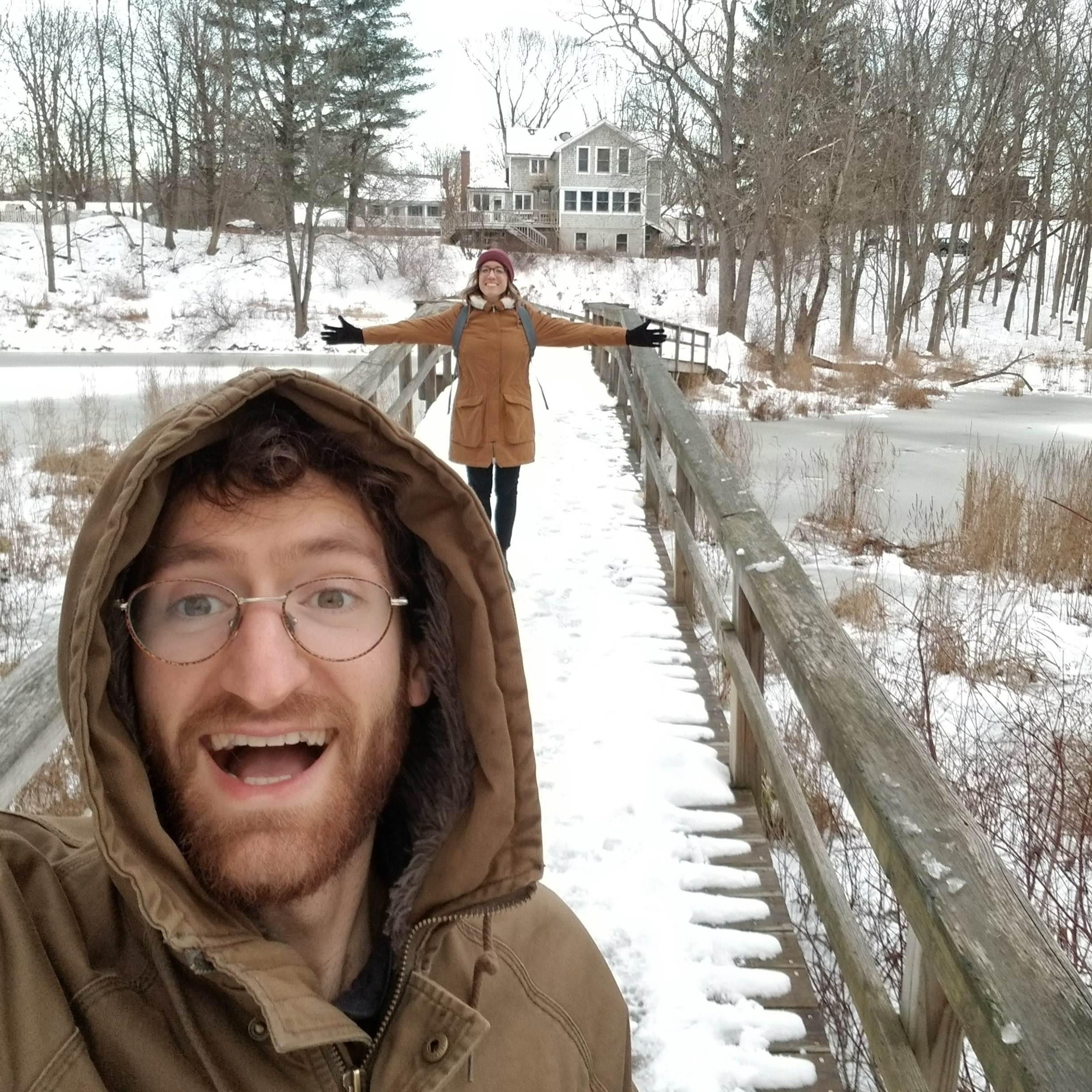 A snowy day along the Hudson. New Paltz, NY. January 2020.