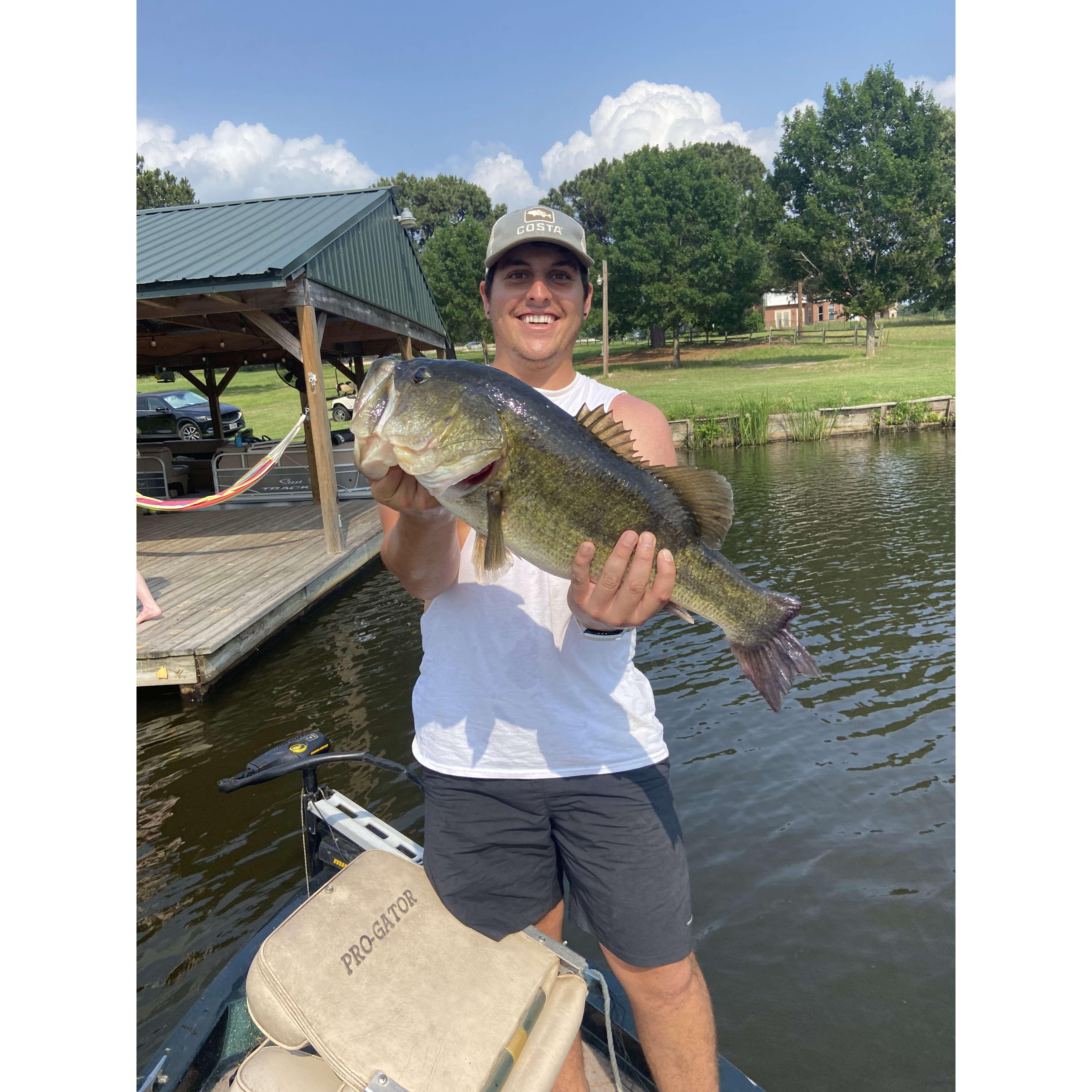 This big fish deserves a spot on the highlight reel!