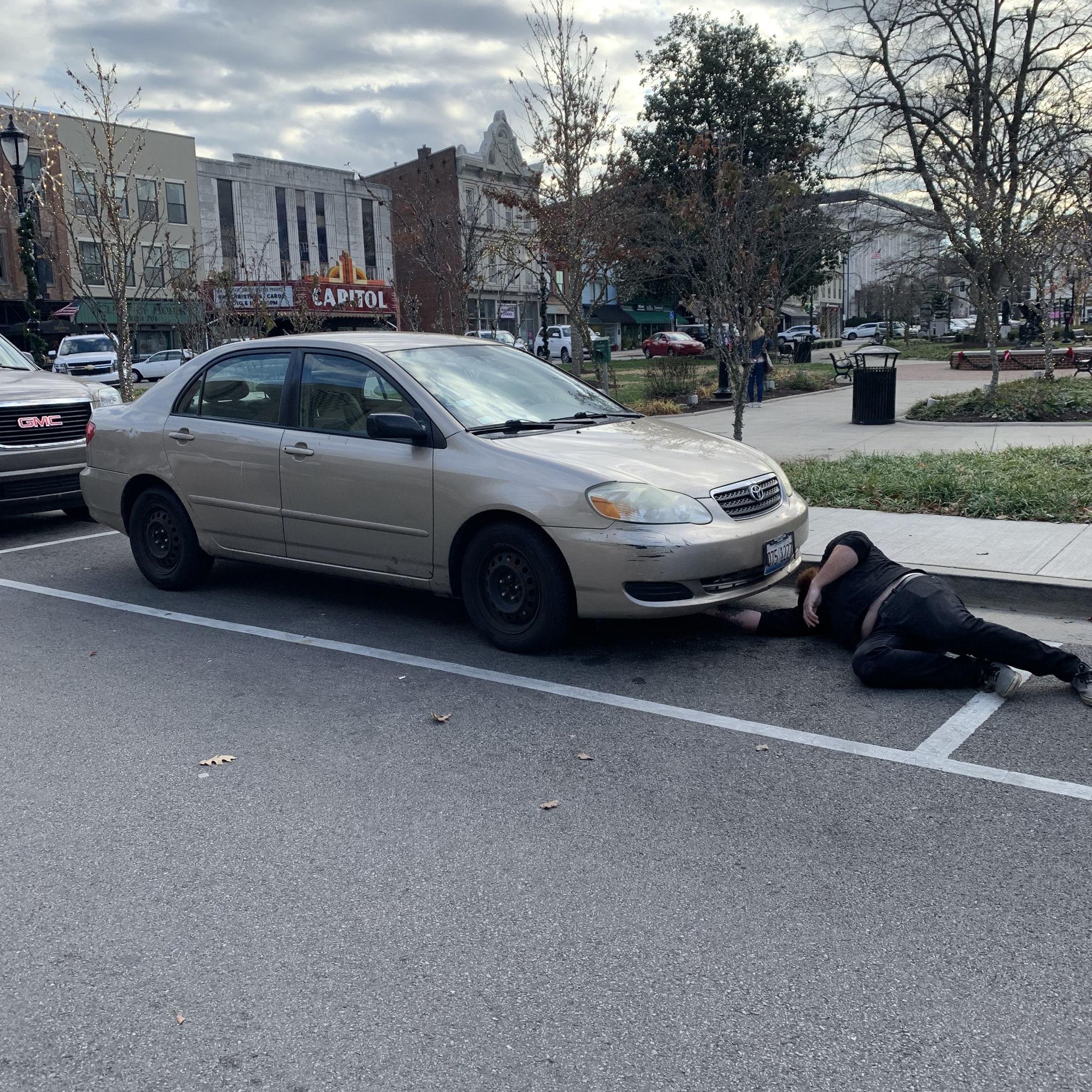 Joni holdin' it together for the impromptu drive to Florida, with a little help from Nick, 2021