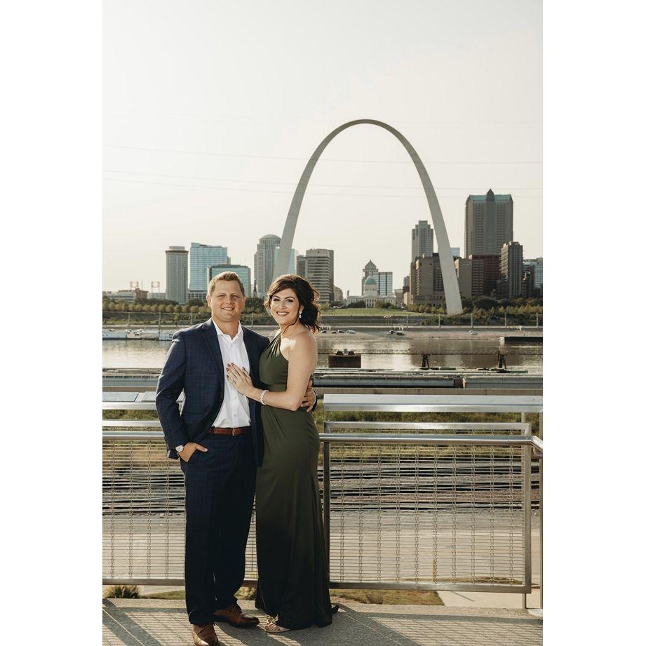 Our first professional photo together at my friend's wedding in St. Louis.
September 2020.