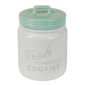 DII Classic Ceramic Cookie Jar with Airtight Lid - Aqua