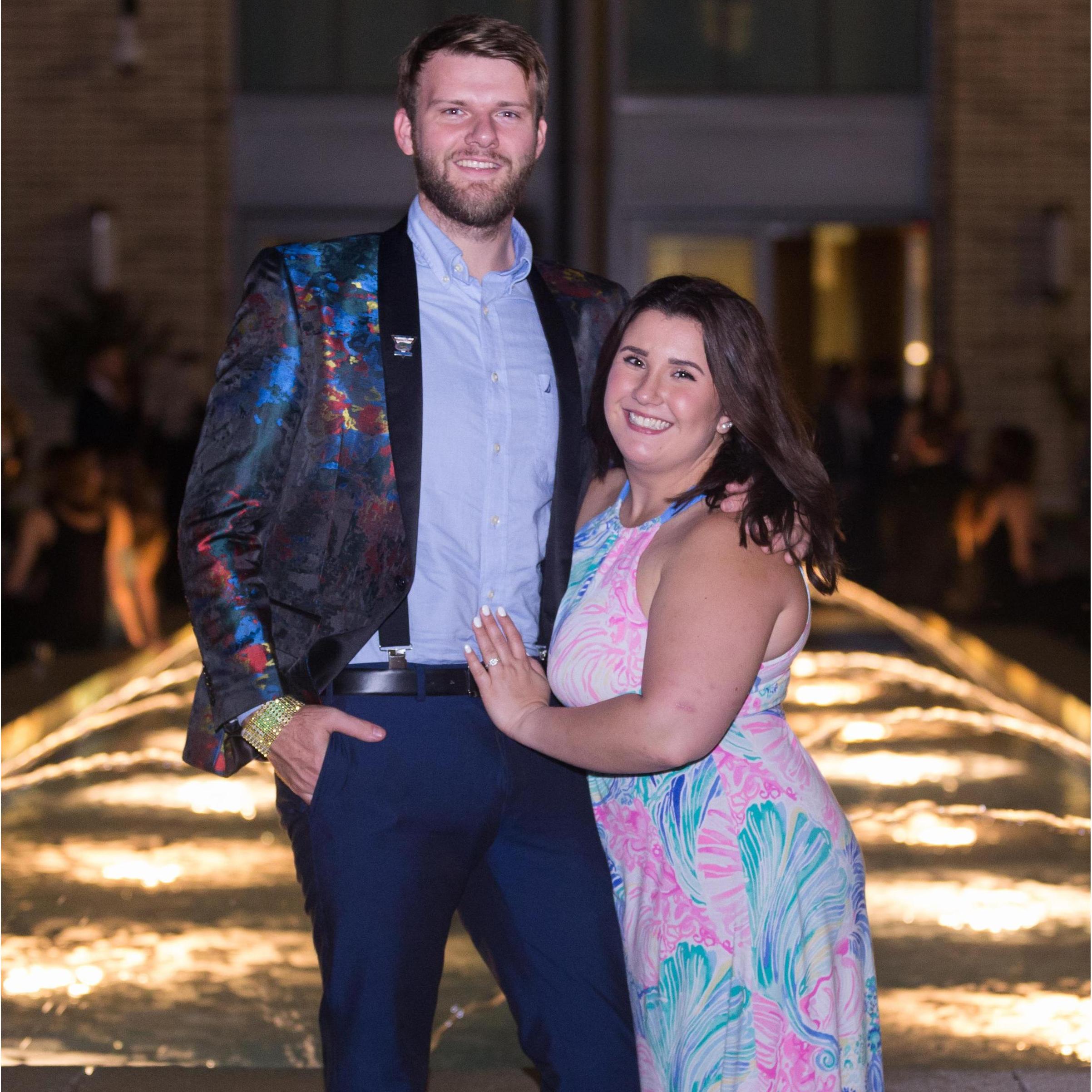 Senior Formal with Alpha Chi Omega