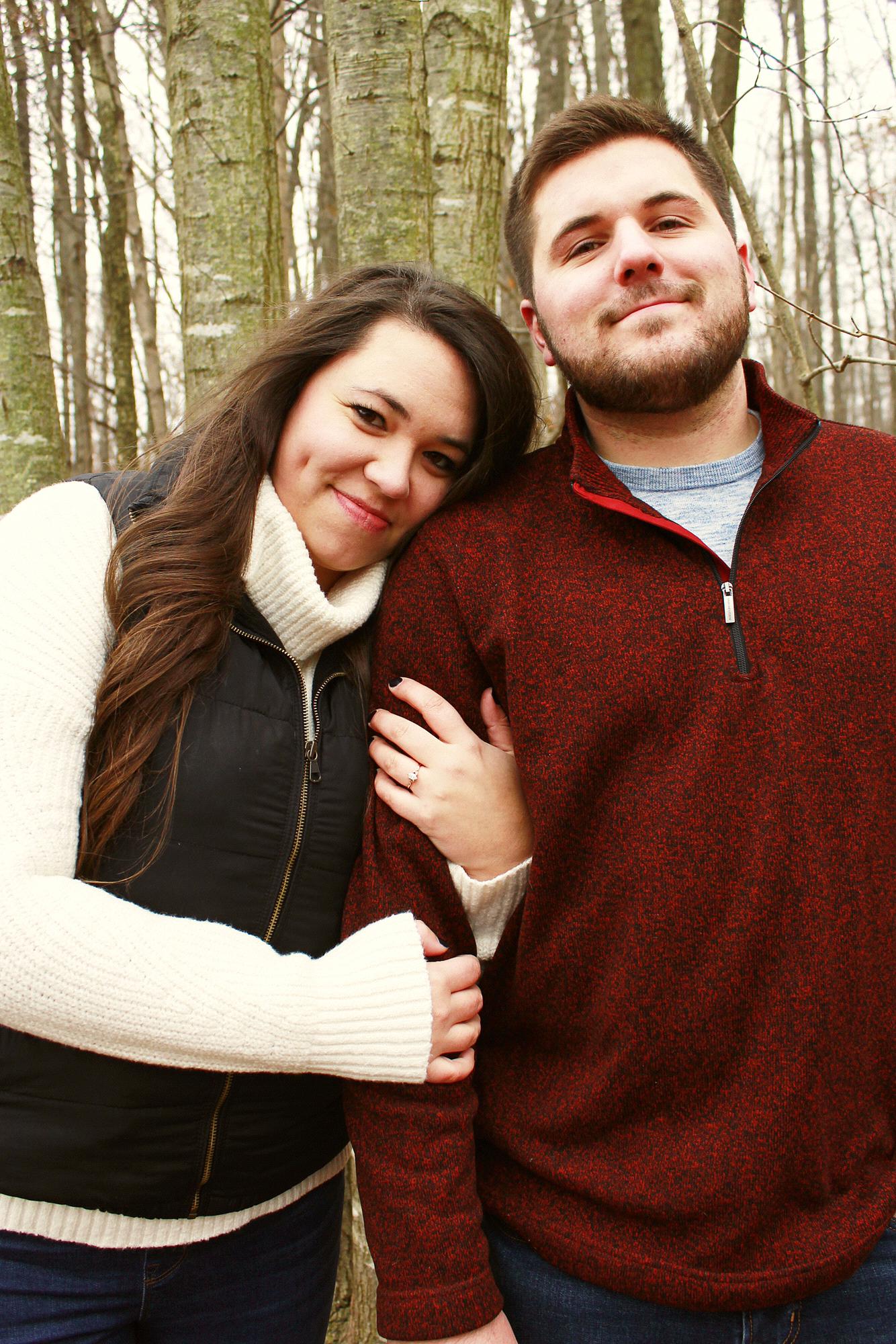 Engagement photos from Pioneer Scout Reservation