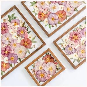 Bouquet Preservation - Espresso Frame Full Style 11x14