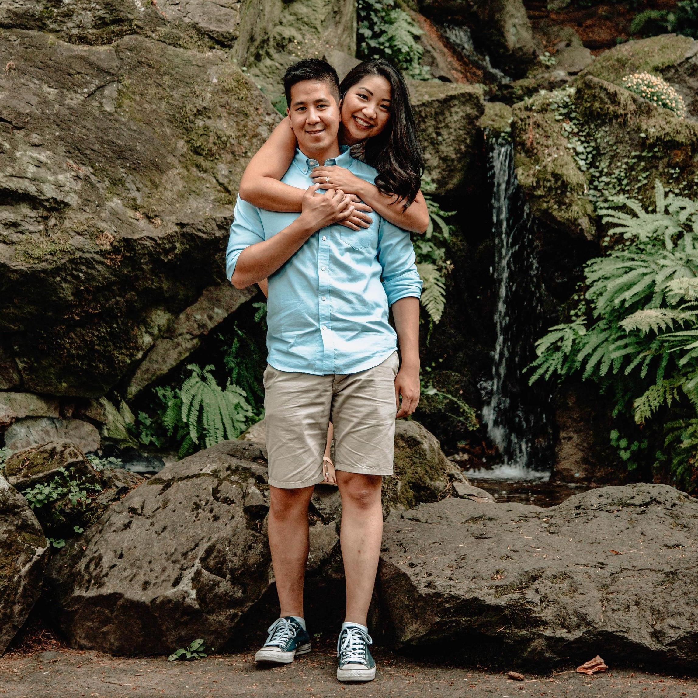 Our first engagement shoot, thanks to our great friend and photographer @tmhnsegments!