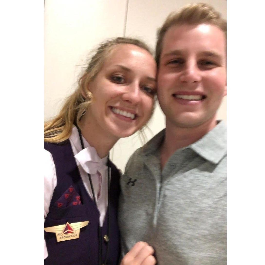 Airport dates when we first started dating!
