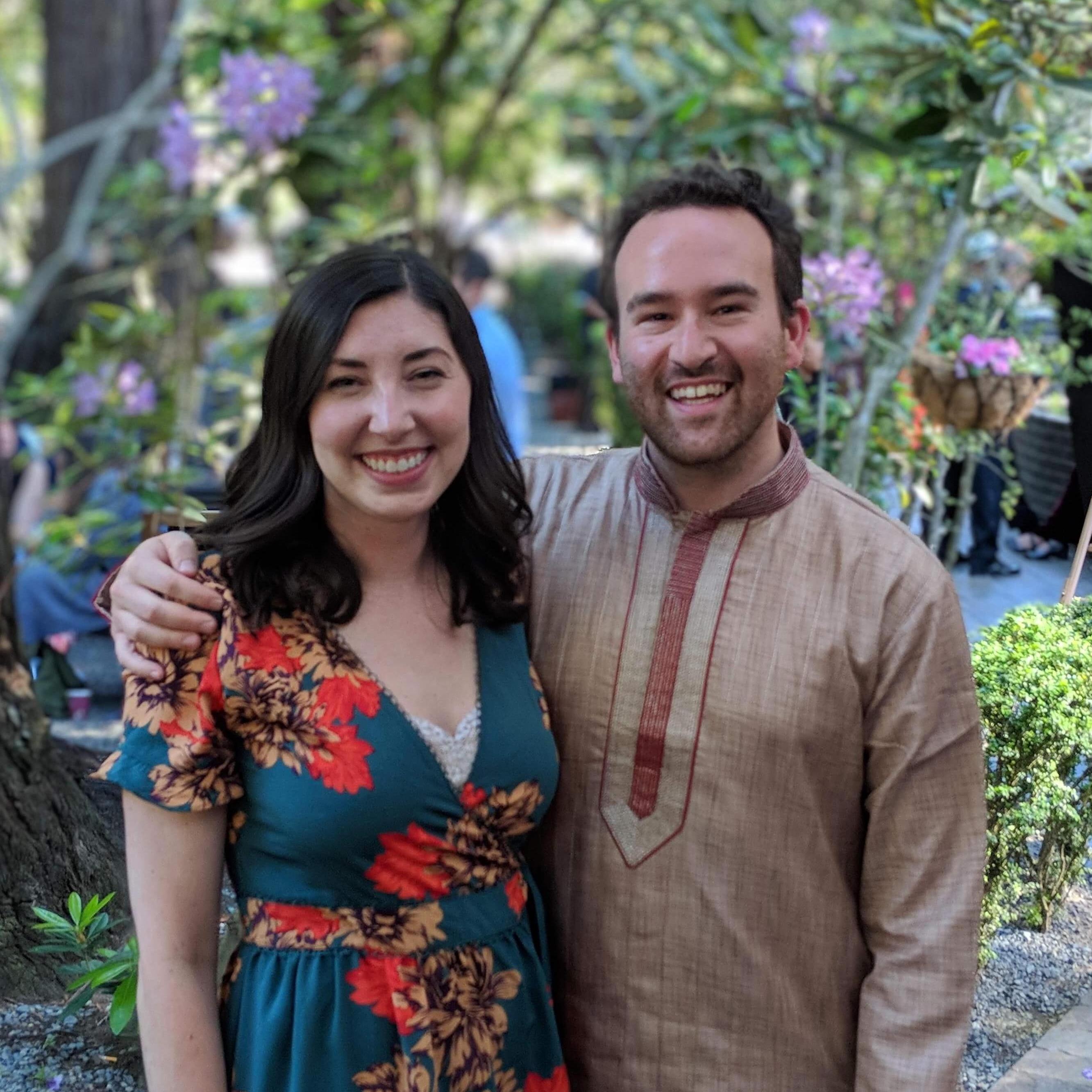 At a friends wedding!
