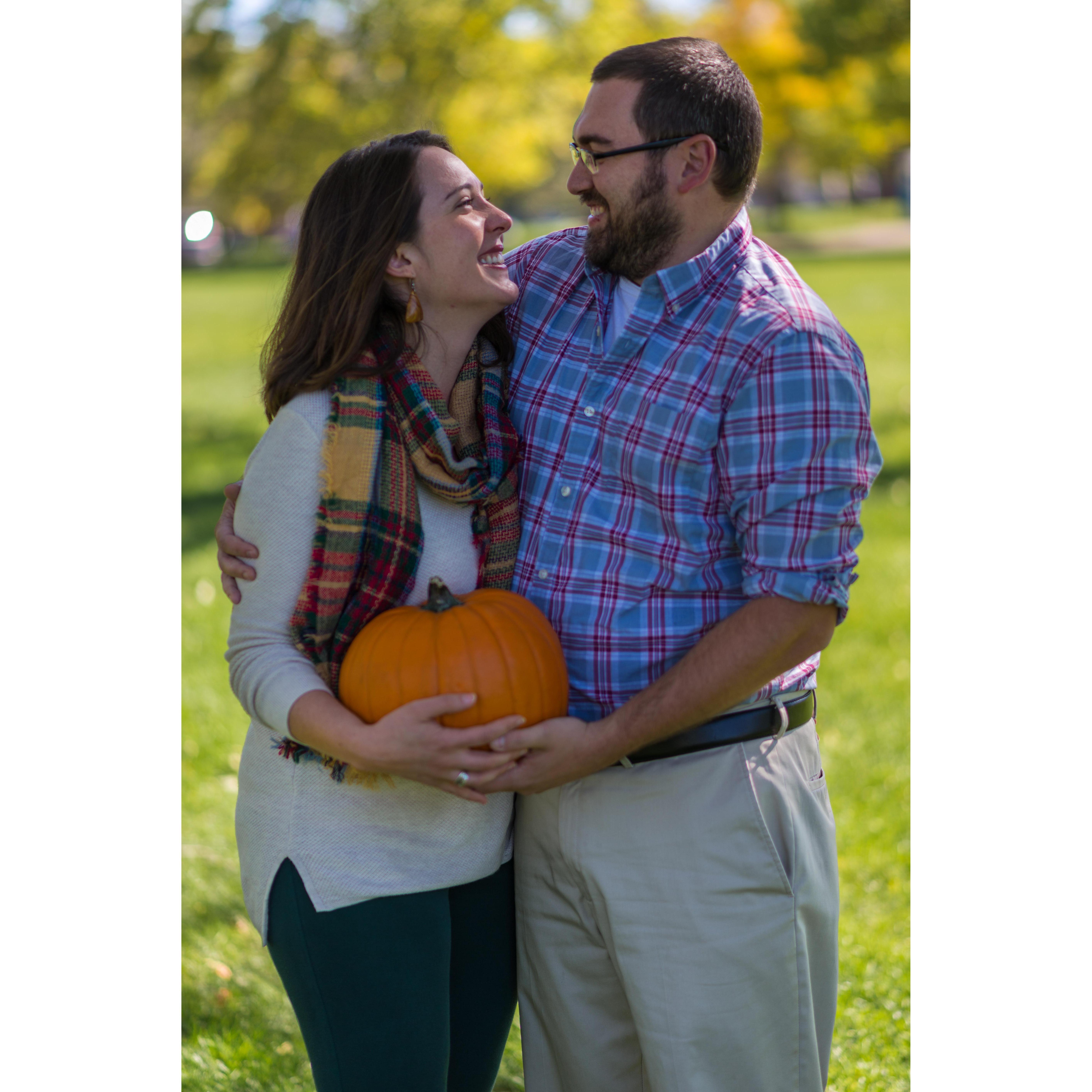 This is our pumpkin baby. '17