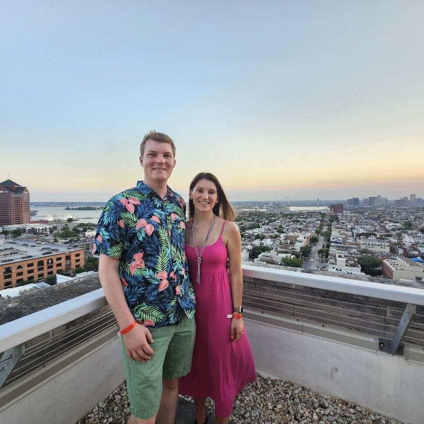 A view of Baltimore from atop the Natty Boh Tower