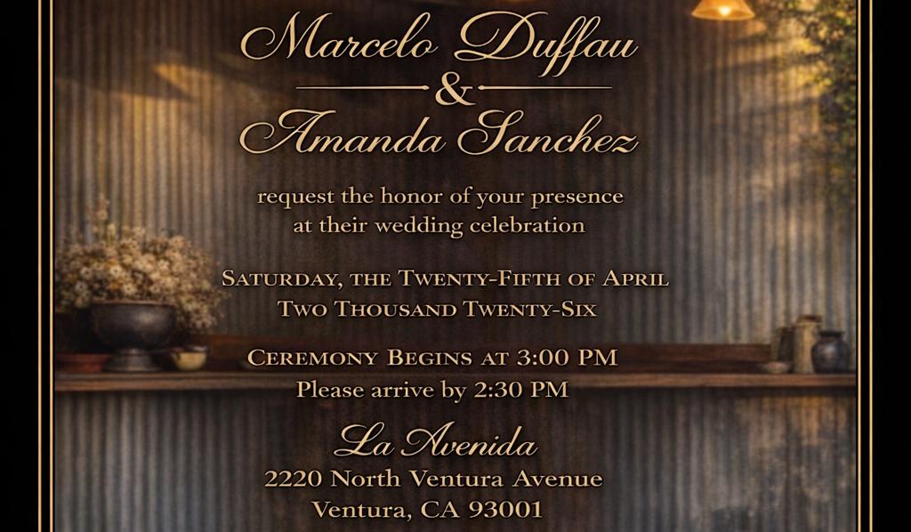 The Wedding Website of Amanda Sanchez and Marcelo Duffau