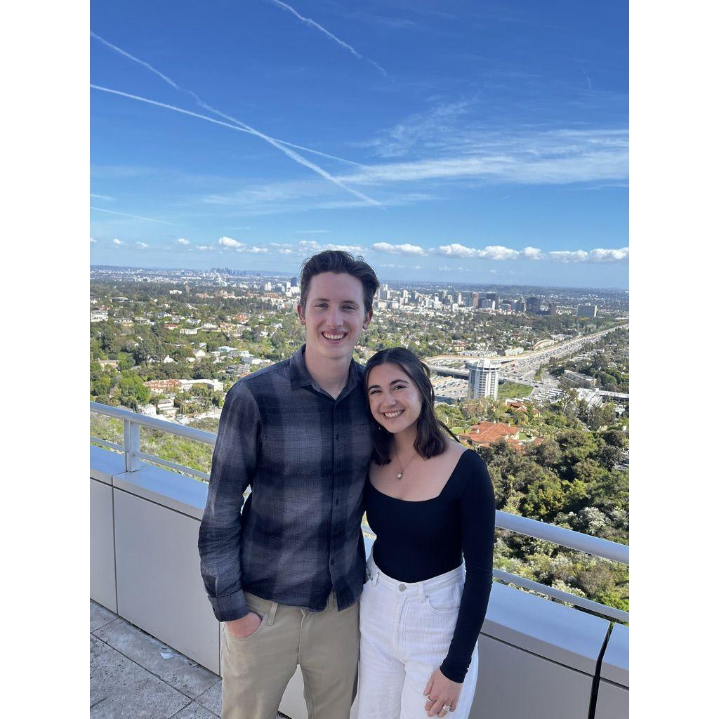 One of our favorite date spots is the Getty Center.