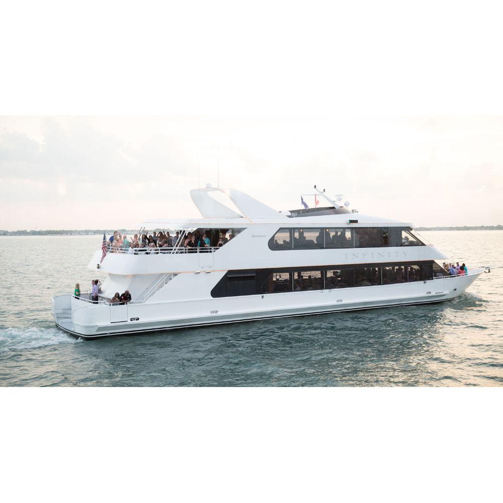 The Infinity Yacht! Check out more information at their website: https://www.infinityandovation.com/