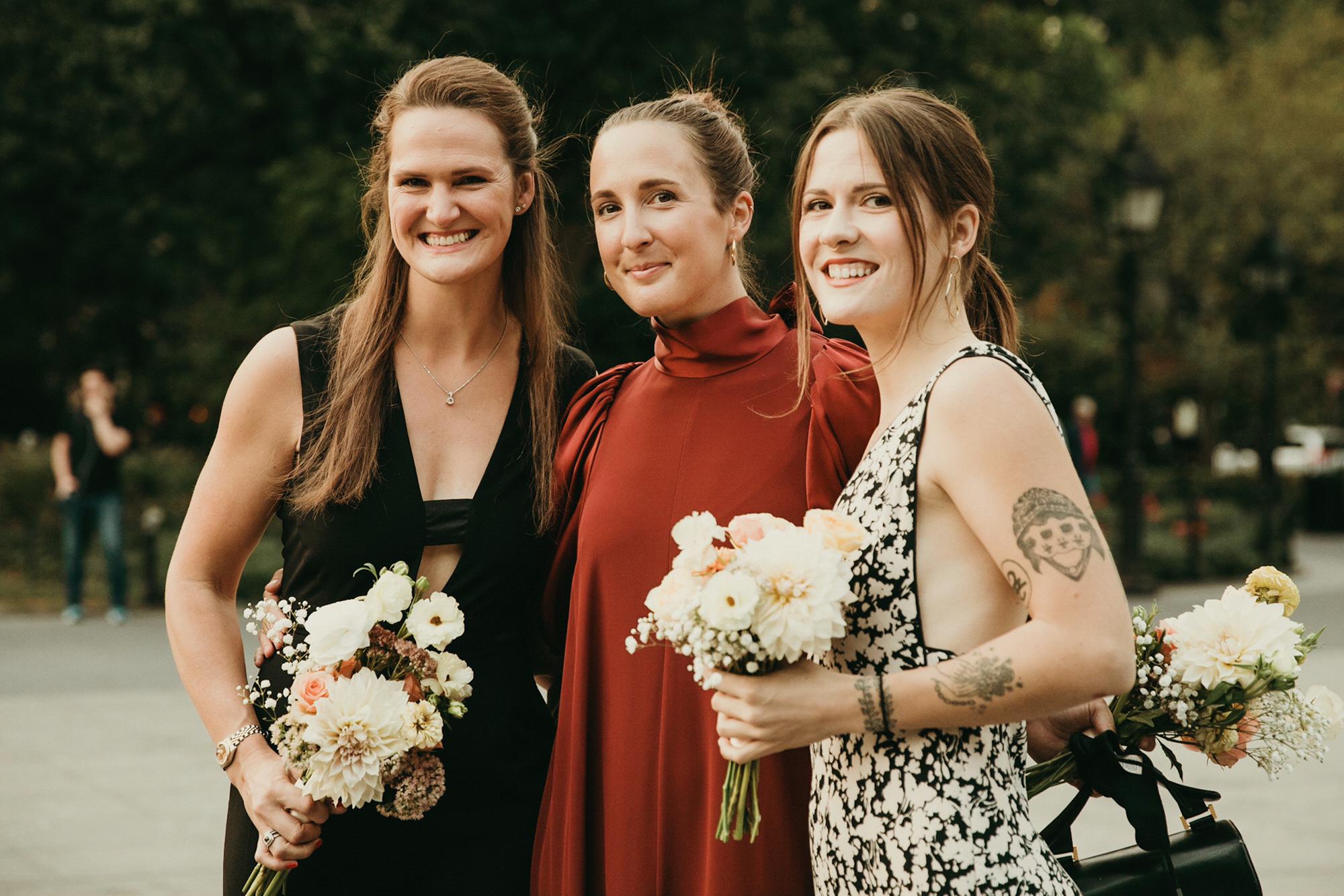 Sister pic! Hallie, MaryStuart, and Jackie. I love you all so much. We have been through it all. You made this day everything it was and I'm tearing up just writing this. Pic by @purroy_photo-video