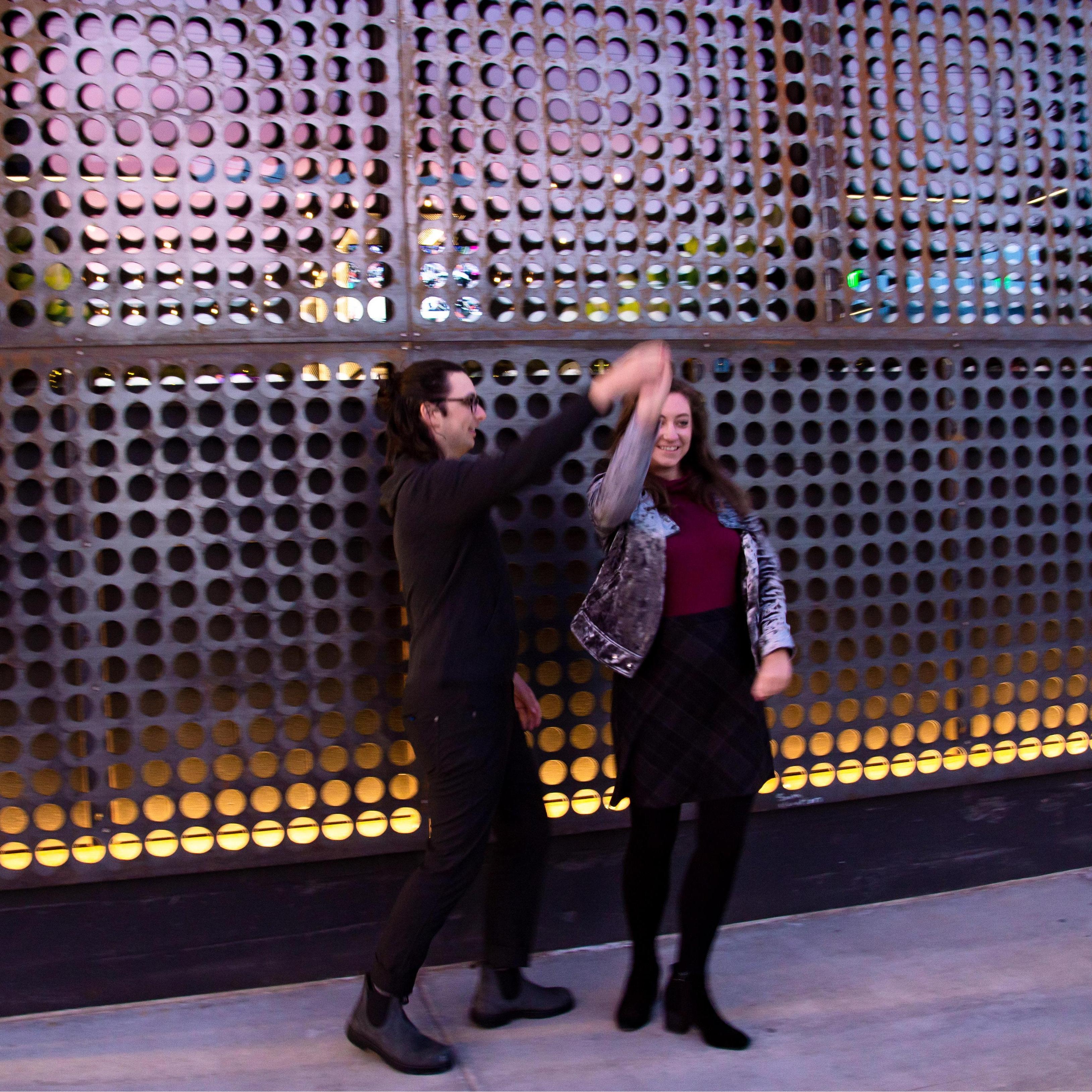 Look at how good we are dancing. Get ready for that reception in Nola!!!!