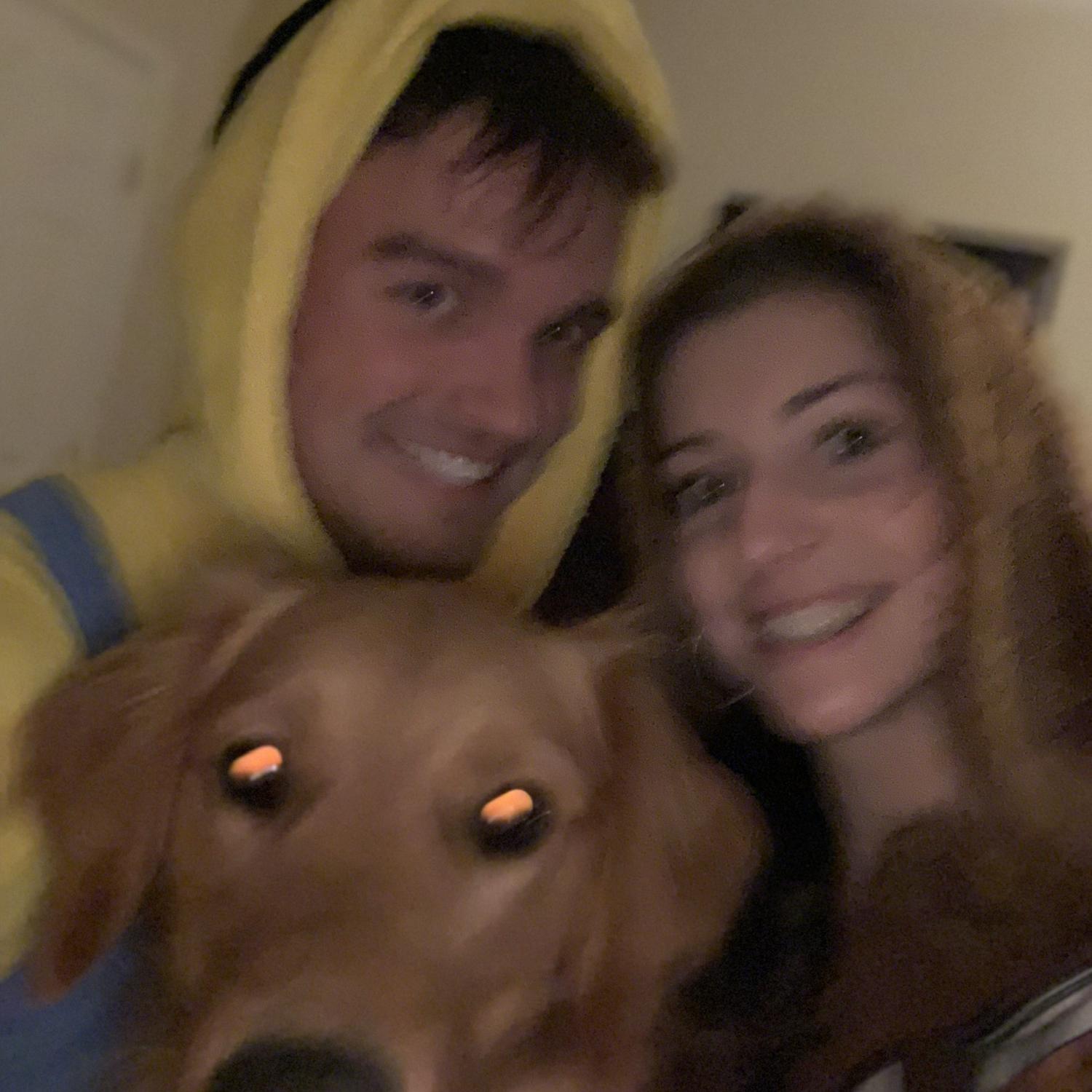 Halloween 2018 - I was so nervous around him that my hands were shaking and that’s why the photo’s blurry!