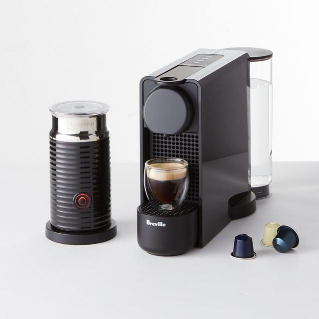 Nespresso ® by Breville ® Black Essenza Plus Bundle