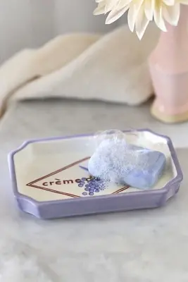 Cerise Ceramic Soap Dish