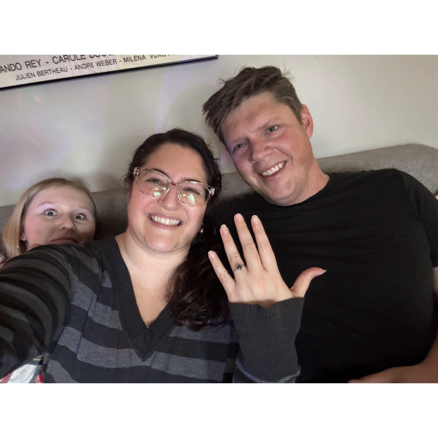 We got engaged Christmas Day 2023