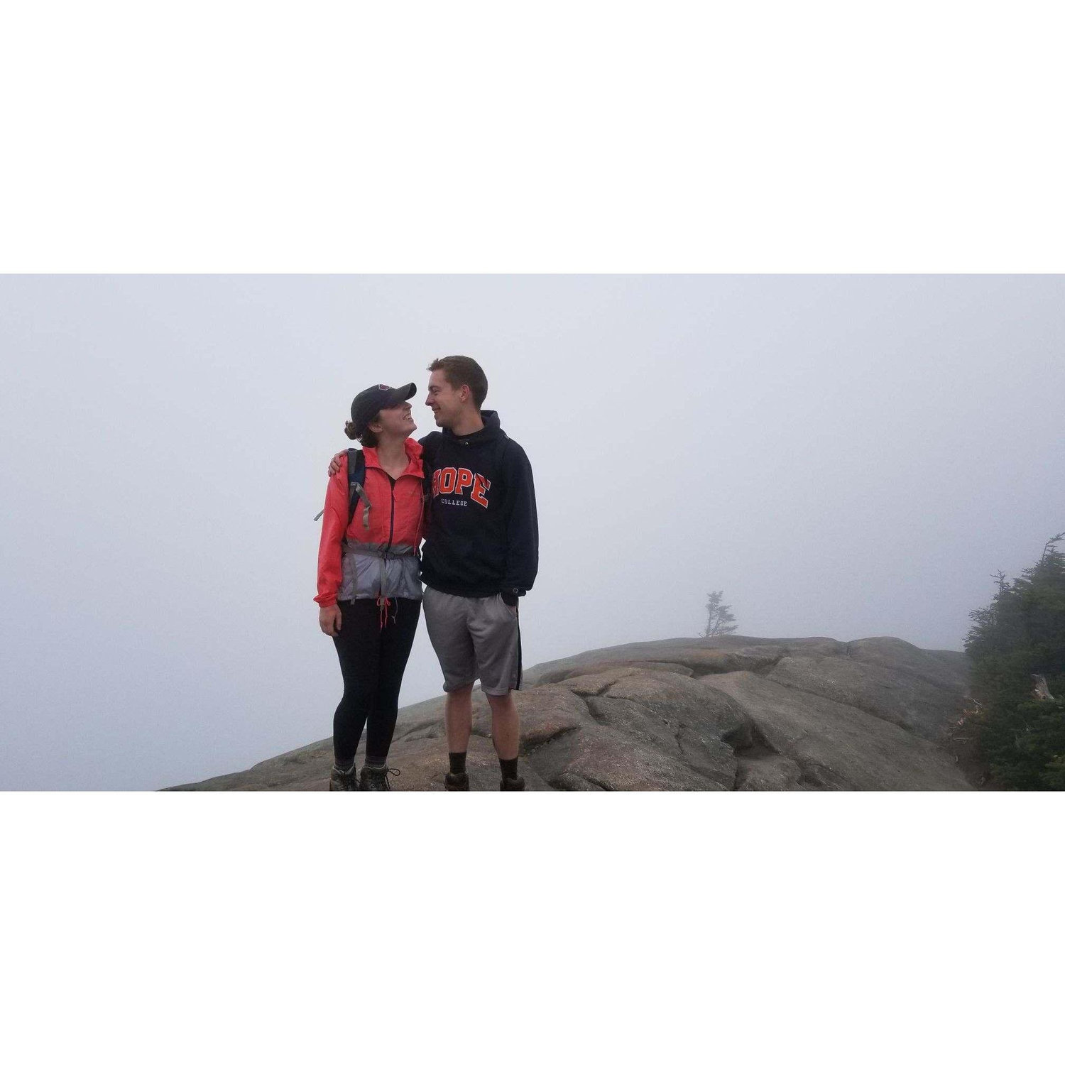 There's got to be something good to look at when you get to the top of the High Peak and all you see is clouds.