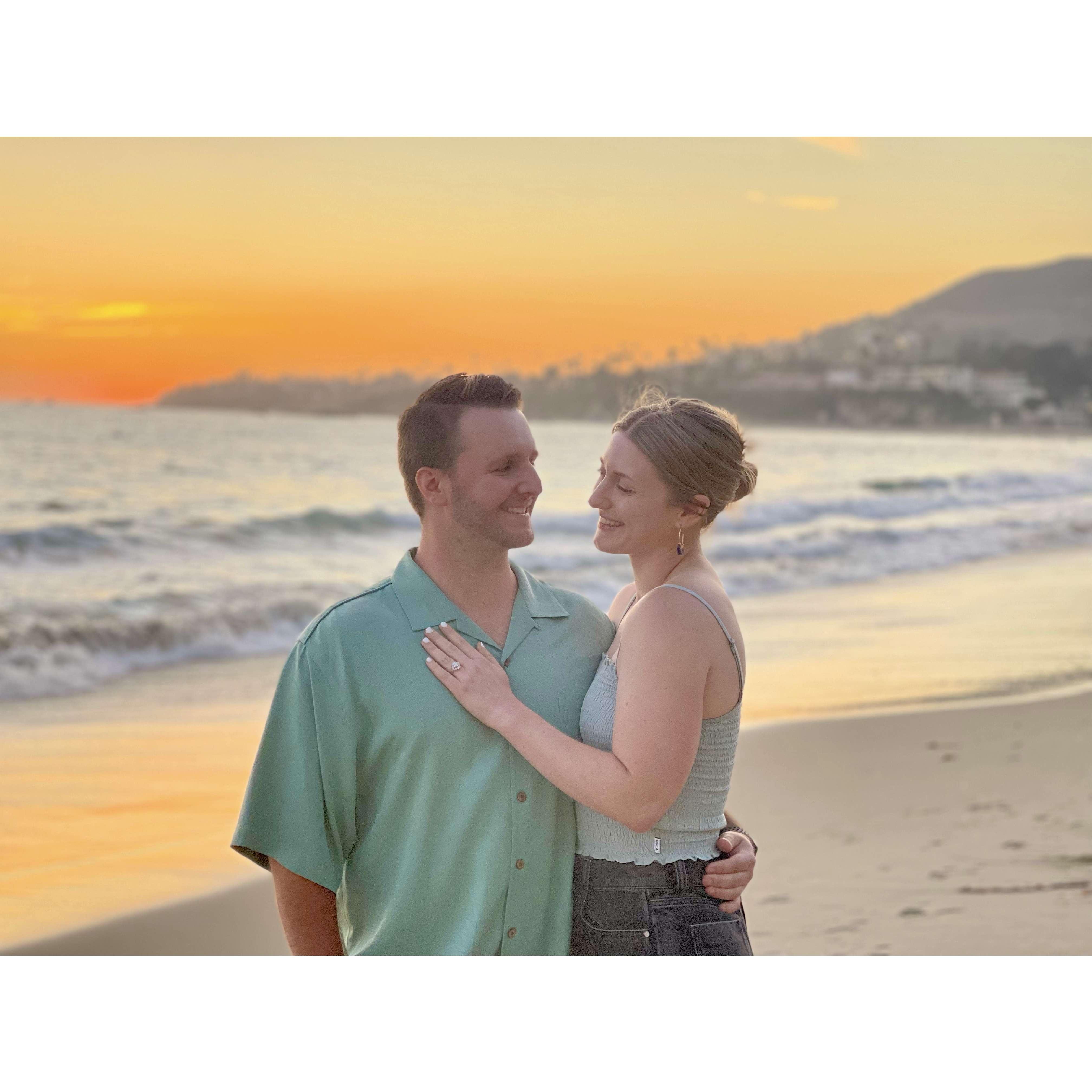 Engaged at Laguna Beach July 31st 2021