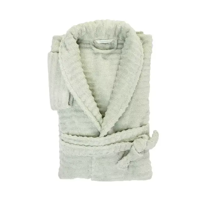 Haven™ Wave Organic Cotton Large/X-Large Robe in Sky Grey
