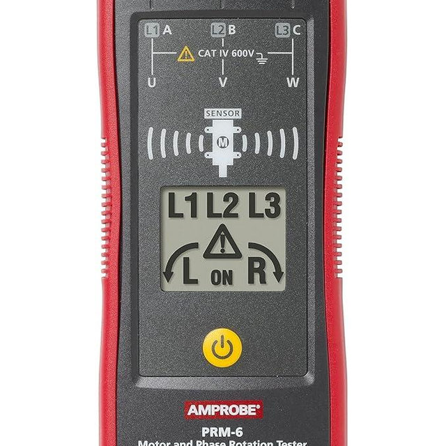 Amprobe PRM-6 Phase Sequence and Motor Rotation Tester