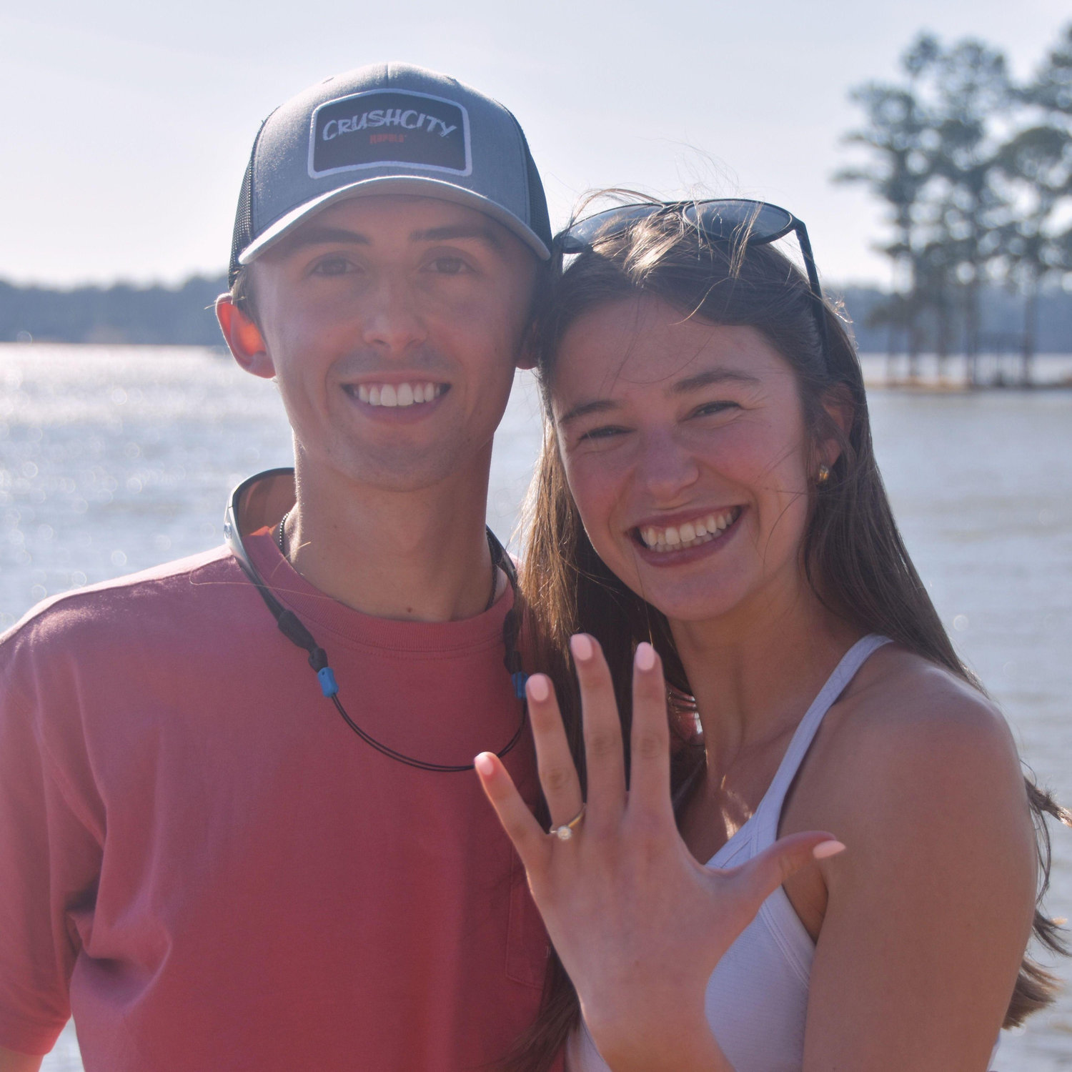 Engagement on Lake Jordan, AL. March 1st 2025