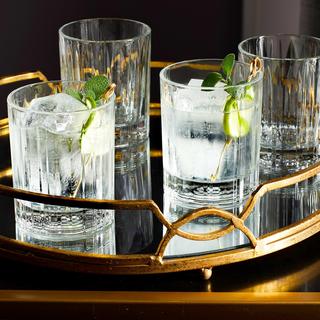 Classic Cocktail Flashback Double Old-Fashioned Glass, Set of 4