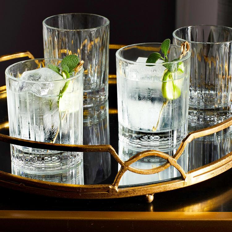Libbey Cut Cocktails Passage Rocks Glasses, Set of 4