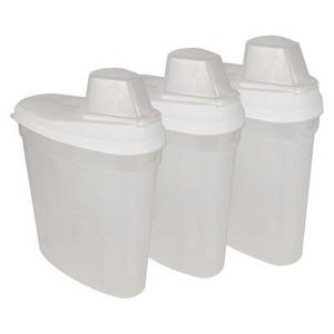 Stor-All Solutions Food Storage Container Clear Gray