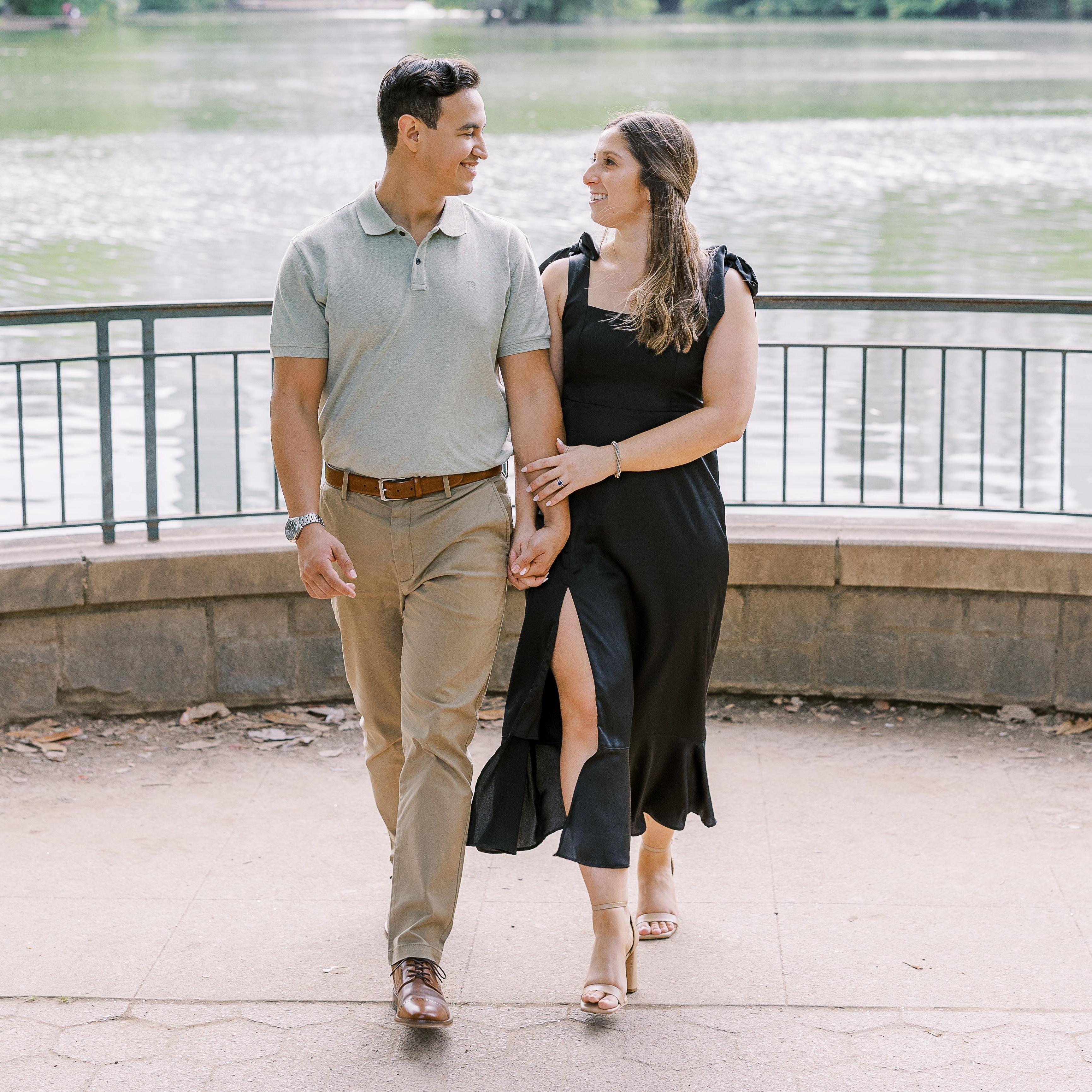 Our engagement shoot at Piedmont Park!