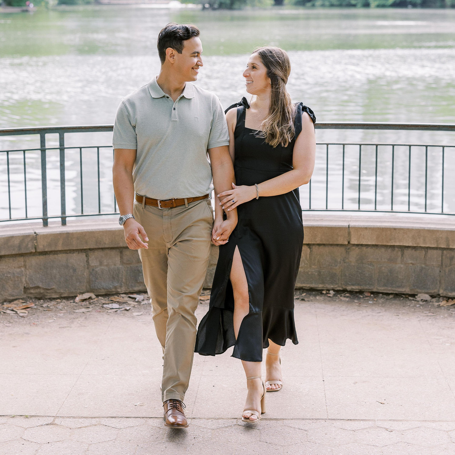 Our engagement shoot at Piedmont Park!