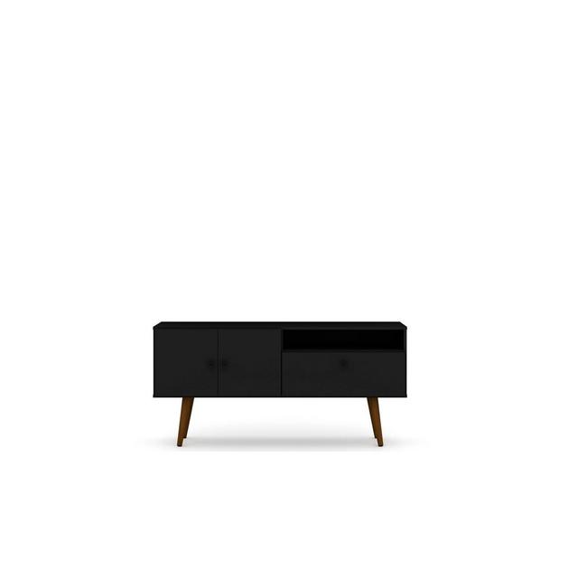 Tribeca TV Stand for TVs up to 50" Black - Manhattan Comfort